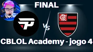 Pain Vs Flamengo Academy com Shini nos comentários -  Final  Jogo 4