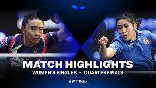 Jeon Jihee vs Suthasini Sawettabut | WTT Star Contender Doha 2021 | Women's Singles | Quarterfinals