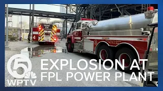 2 FPL workers hurt, 1 firefighter injured in FPL power plant explosion