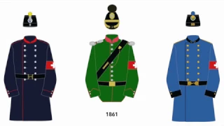 Schweizer Armee Uniformen ab 1852