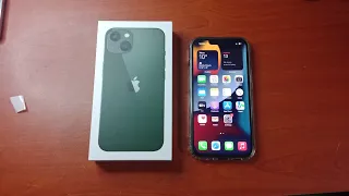 iPhone 13 128GB Unboxing and Setup