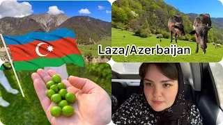 Laza Azerbaijan/Nohurgol/ Лаза Азербайджан/идем в гости /Озеро в Габале