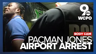 Body cam: Adam 'Pacman' Jones arrested at Cincinnati airport