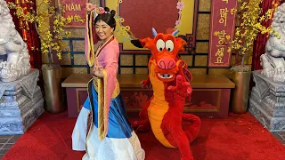 Mulan & Mushu Lunar New Year Meet & Greet at Disney California Adventure - Disneyland Resort