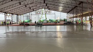 Massive Concrete Pour | 300 Yard shop floor in 12 hours