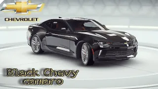 BLACK CHEVY CAMARO FULL NITRO'S #MUSCLE CAR #CHEVROLET CAMARO