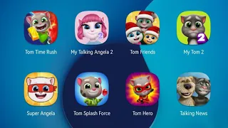 Tom Friends, Tom Heroes, Super Angela, Red Ball 4, Talking Angela