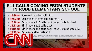 Timeline of 911 calls from inside school during shooting revealed