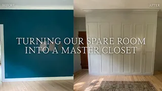 Closet Room: Turning Our Spare Room into a Master Closet feat. IKEA Pax System