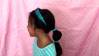 Princess Jasmine hair tutorial