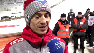 Kamil Stoch: skupiam się na tym co jest tu i teraz!  Wisła 15.01.2017