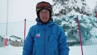 Техника безопасного падения на сноуборде лицом вниз
