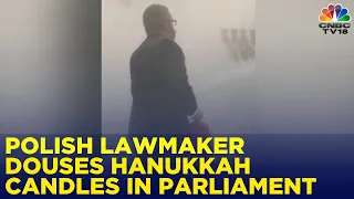 Polish Parliament: Far-Right Lawmaker Extinguishes Hanukkah Candles, Sparking Condemnation | IN18V