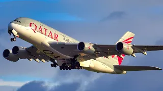 20 MINS LANDINGS & TAKEOFFS at LHR | 4K | London Heathrow Plane Spotting [LHR/EGGL]