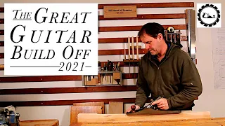 Great Guitar Build Off 2021 Episode 1: Prepping material.