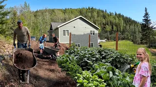 Living Off The Land In ALASKA | Building A Garden