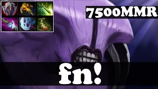 Dota 2 - Fn 7500 MMR Plays Faceless Void - Ranked Match Gameplay