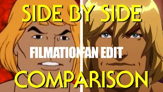 Masters of the Universe Revelation 80s Style FAN EDIT & FILMATION Intro Comparison