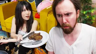 I Made Asmongold Eat My $2 Steak...