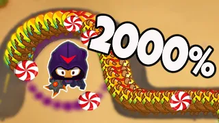 Can You Beat a 2000% Round 76 With ONE Tower in BTD6!