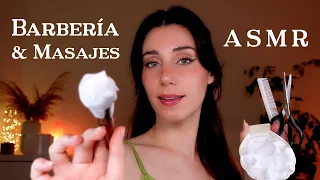 ASMR BARBERÍA & SPA 💤 Corto tu Cabello y Barba 🪒 Masaje Capilar y Facial🧼 Roleplay en Español