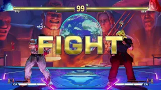 (PS5) STREET FIGHTER V 4k RYU vs KEN Fight Gameplay | Ultra High Graphics [4K HDR 60 FPS]