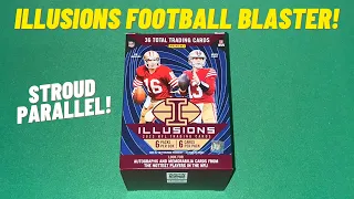 2023 Panini Illusions Football Blaster Box Opening Review! Stroud Parallel! New Retail Sports Cards!