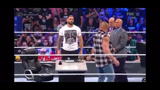 Brock Lesner And Roman Reigns Contract Signing WWE Smackdown October 15, 2021