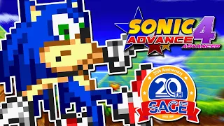 A Sonic Fan Game That DISCOURAGES BOOSTING?! | Sonic Advance 4 Advanced (SAGE 2020)