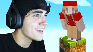 ROIER JUEGA MINECRAFT ONE BLOCK CON RIVERS !!