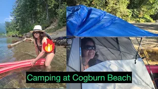 Camping at Cogburn Beach, Harrison British Columbia ||Part 1
        #explorebc #cogburnbeach