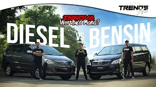 Jadi lebih Untung mana?? Review komparasi Toyota Kijang INNOVA DIESEL VS BENSIN!