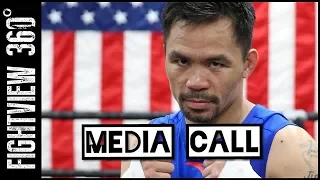 Pac vs Thurman: MANNY PACQUIAO MEDIA CALL LIVE! Preview & Chat! Pac & Thurman Face Off 7/20 FOX PPV