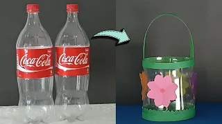 How to make a vase with a plastic bottle / Recycled bottle craft idea / DIY #asmr #craft#Beautiful