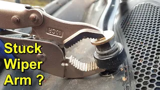 Stuck Wiper Arm - Easy Removal Method