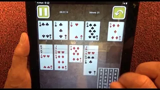 Playing Calculation Solitaire & Winning - A Great Solitaire Game App