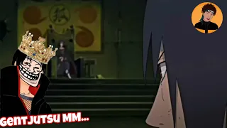 Itachi san Rapon uchiha Vs sasuke kun 😂😂🇩🇴 || Naruto Dominicano