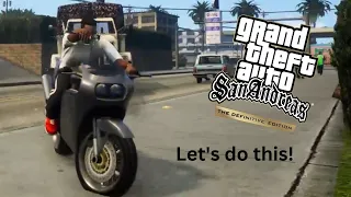 Grand Theft Auto San Andreas: The Definitive Edition PC Free Roam Gameplay #1
