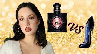 BLACK OPIUM vs GOOD GIRL - best selling popular fragrance comparison review