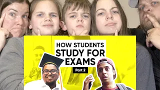 HOW STUDENTS STUDY FOR EXAMS PART 2 | JORDINDIAN | FAMILY REACTION