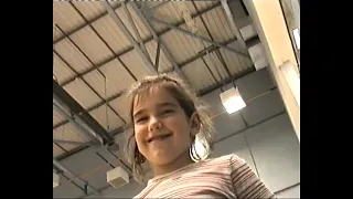 Dua Lipa as a child, watching her dad, Dukagjin, playing basketball, 31 August 2002, London.