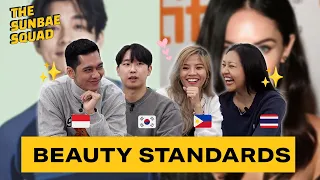 What’re the beauty standards of each country? | 🇮🇩🇰🇷🇵🇭🇹🇭 | Sunbae Squad #plasticsurgery #celebrity