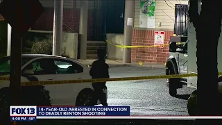 Renton police arrest 14–year-old boy in connection with fatal shooting | FOX 13 Seattle