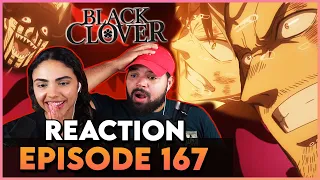 ASTA and YAMI vs DANTE 😈 - Black Clover Episode 167 Reaction