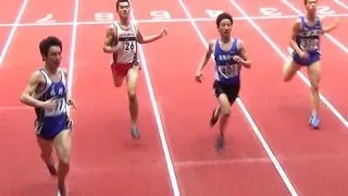 Athletics 男子中学 ６０ｍ 予選 ジュニア室内陸上2013-203