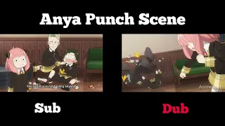 Anya Punch Dub Voice Scene | Spy x Family Episode 6