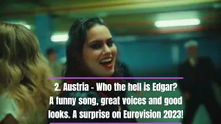 Eurovision Song Contest 2023 MY TOP 37 (WITH COMMENTS) unpopulair opinion