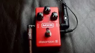 MXR Distortion III - Quick sound demo (Metal)
