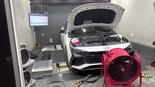 360 HP Elantra N Tuned with no mods *Dyno numbers