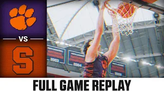 Clemson vs. Syracuse Full Game Replay | 2023-24 ACC Men's Basketball